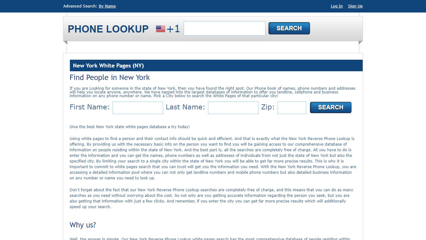 New York White Pages - NY Phone Directory Lookup